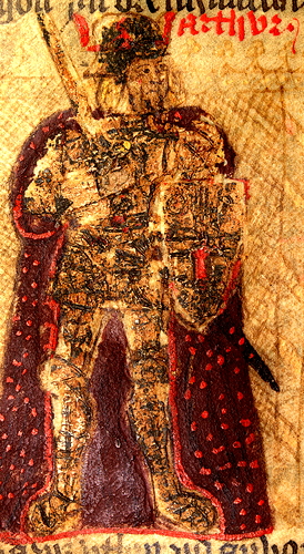 Geoffrey von Monmouths Historia regum Britanniae, f. 75v